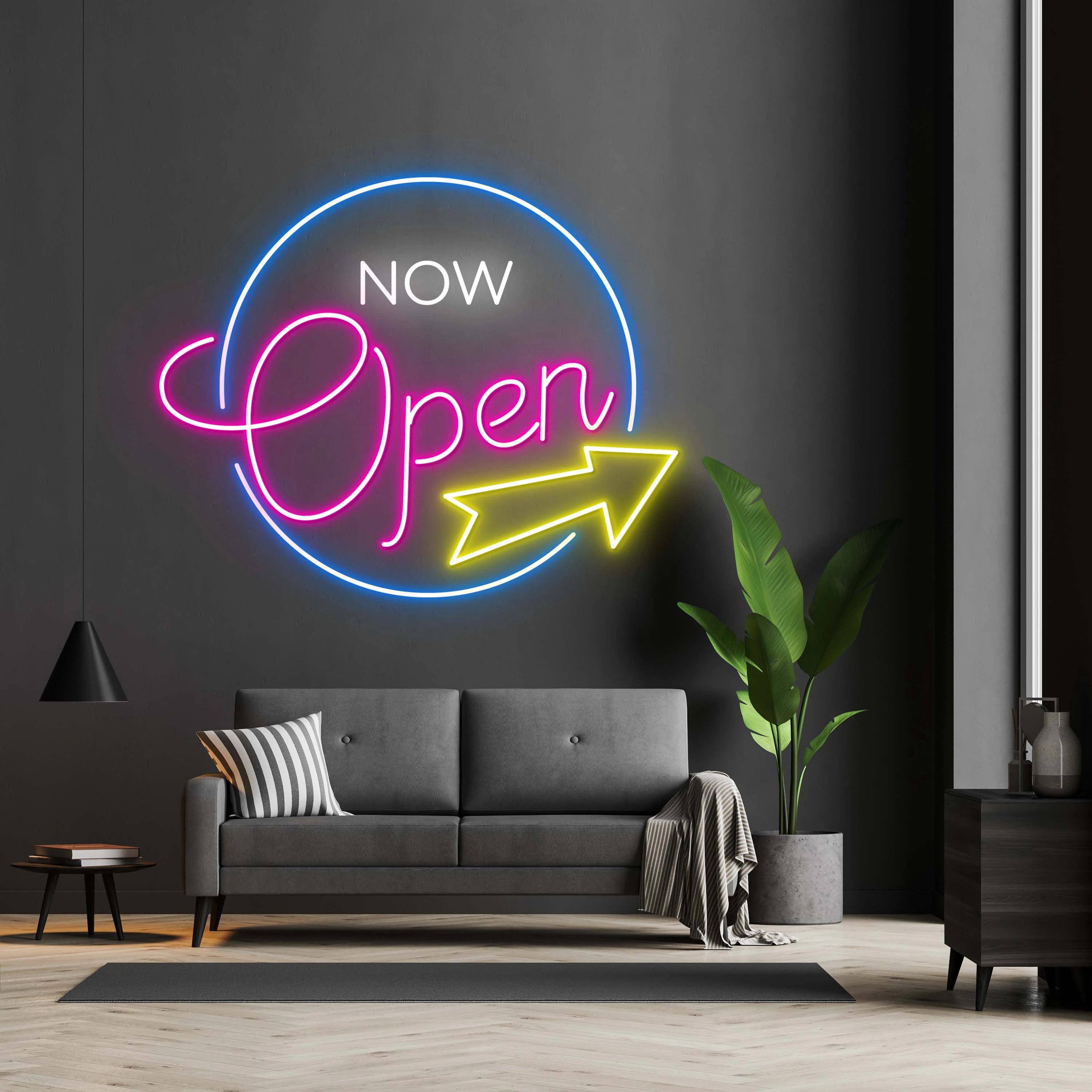 Now Open Neon Sign – NEONGAGA