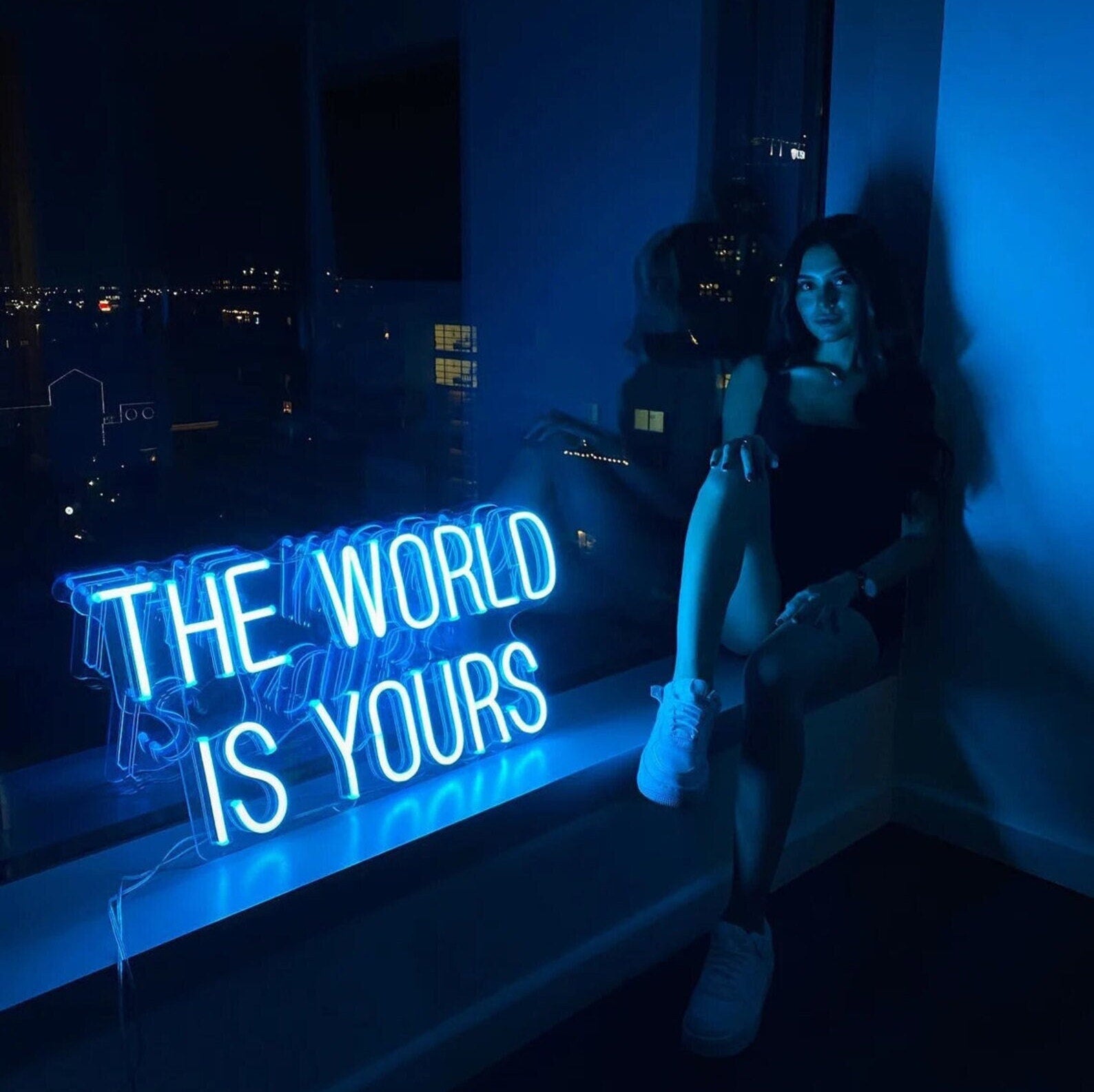 The World is Yours Neon Sign