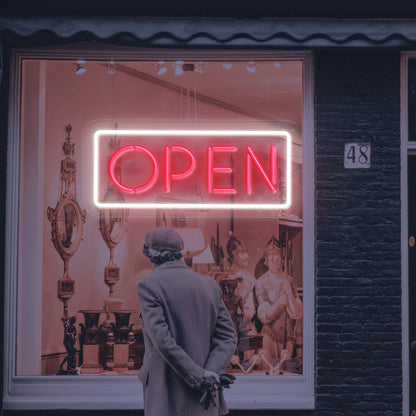 Light Up Business Sign, Open Sign