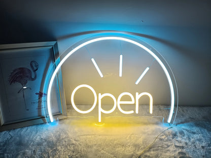Open Neon Sign for Business