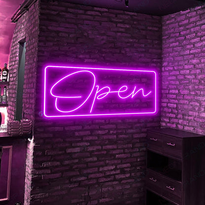 Light Up Open Sign, Neon Sign