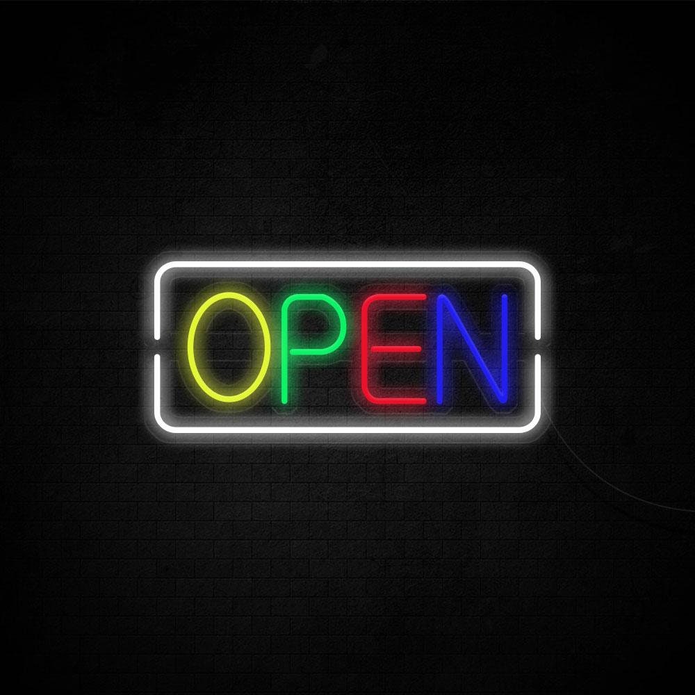 Neon Open Sign for Wall Decor