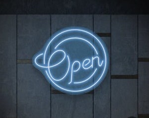 Open Neon Sign Business Store Neon Sign