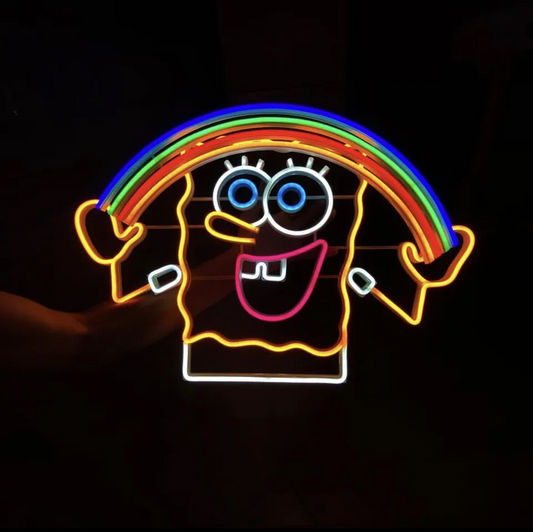 SpongeBob Neon Sign for Kids Gift