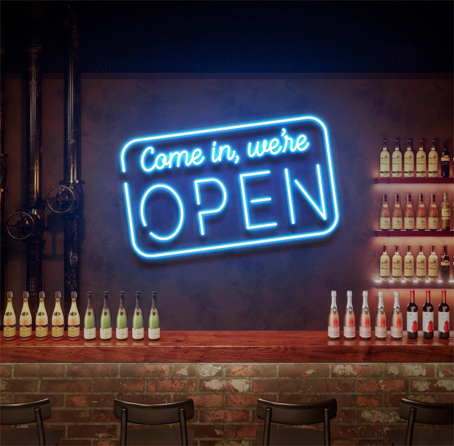 Come In We Are Open Neon Sign