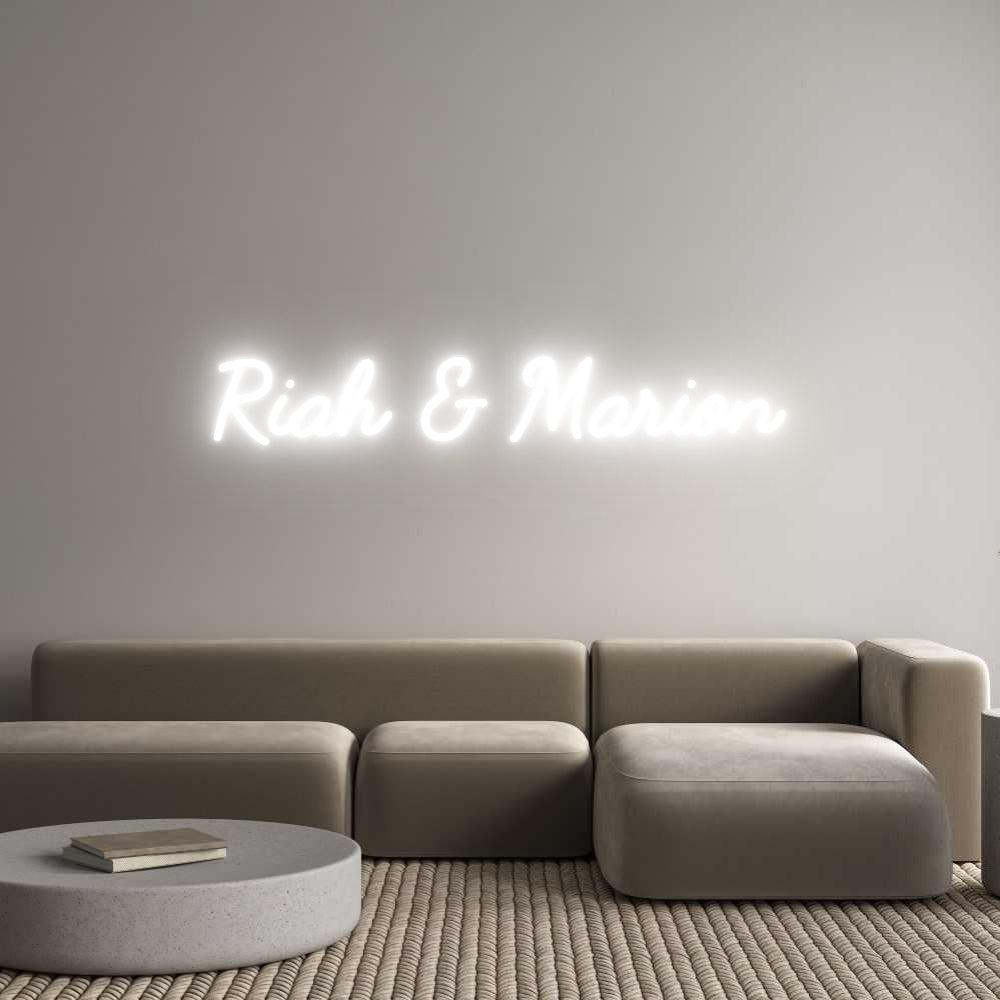 Custom Neon: Riah & Marion