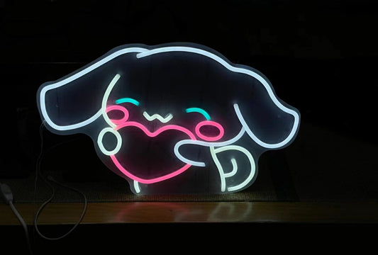 Cinnamoroll Neon Sign Light With a Heart (19 x 12 inch)