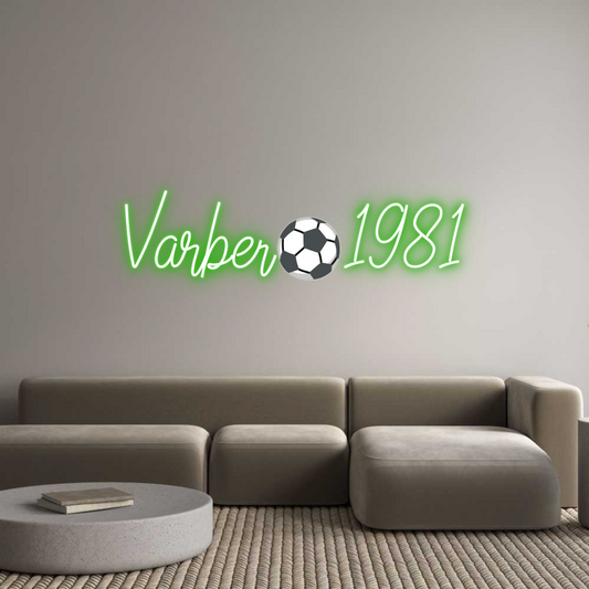 Custom Neon: Varber⚽1981