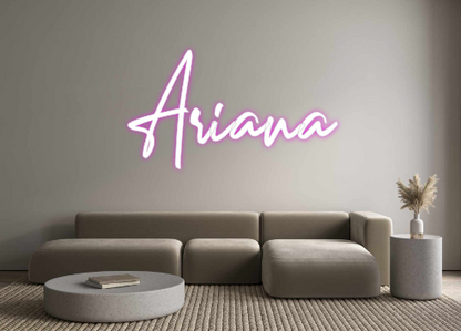 Custom Neon: Ariana