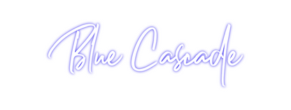 Custom Neon: Blue Cascade