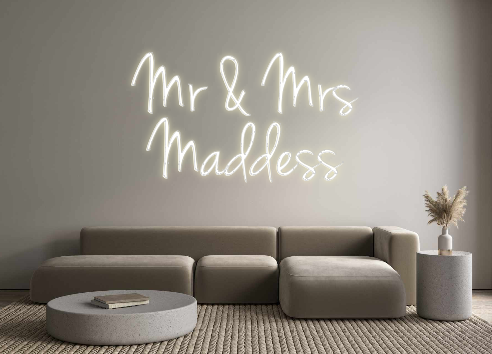 Custom Neon: Mr & Mrs
Madd...