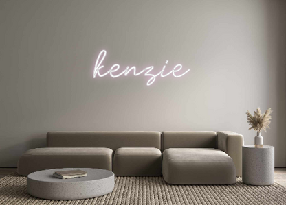 Custom Neon: kenzie