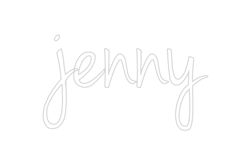 Custom Neon: jenny