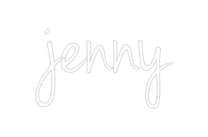 Custom Neon: jenny