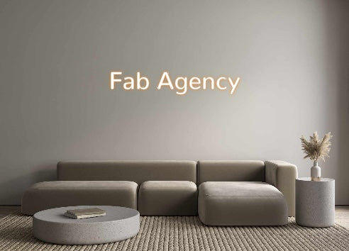 Custom Neon: Fab Agency