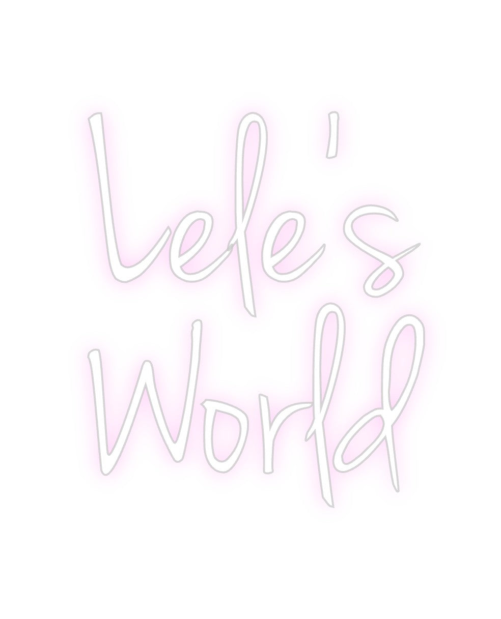 Custom Neon: Lele's
World