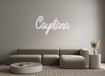 Custom Neon: Cayetana