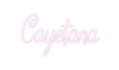 Custom Neon: Cayetana