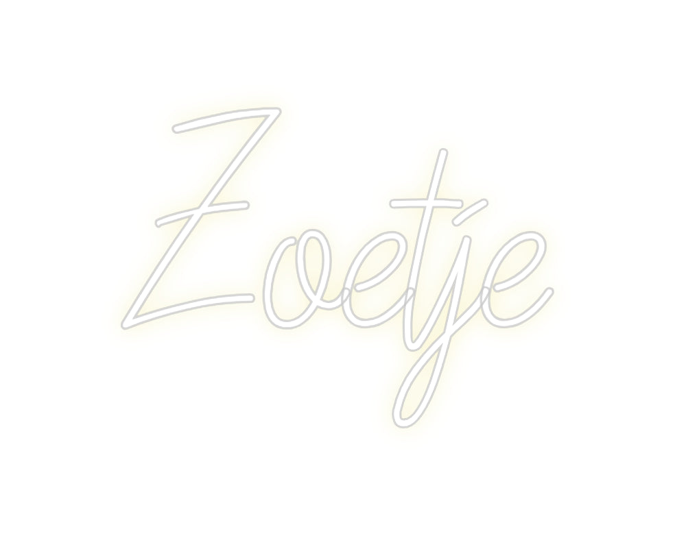 Custom Neon: Zoetje