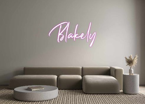 Custom Neon: Blakely