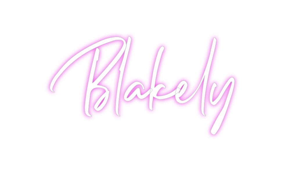 Custom Neon: Blakely