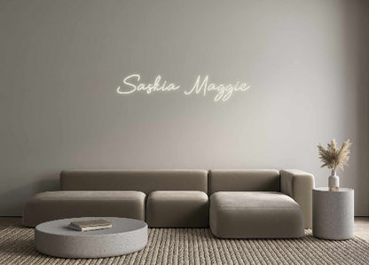 Custom Neon: Saskia Maggie