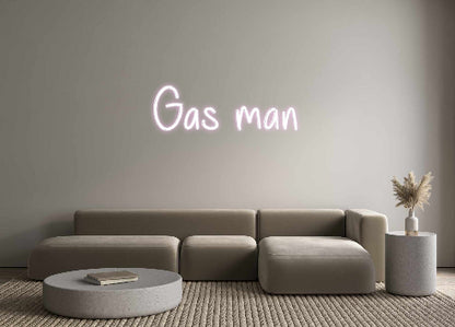 Custom Neon: Gas man