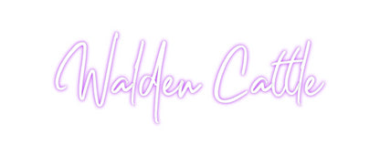 Custom Neon: Walden Cattle