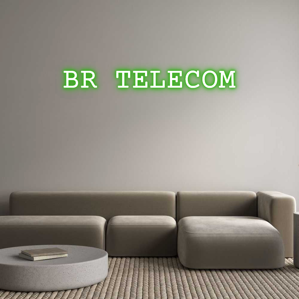 Custom Neon: BR TELECOM