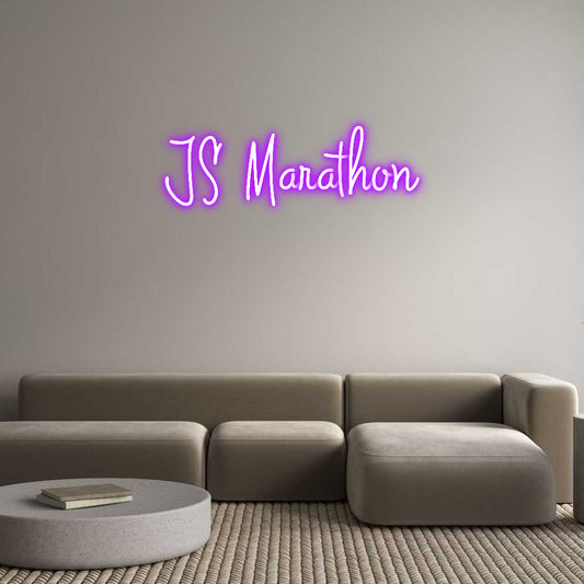 Custom Neon: JS Marathon