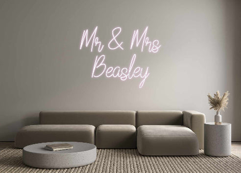 Custom Neon: Mr & Mrs 
Be...