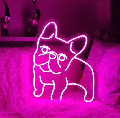 FRENCH BULLDOG DECOR NEON SIGN