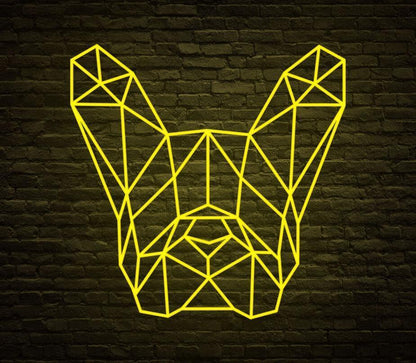 DOG HEAD NEON SIGNS FOR HOME