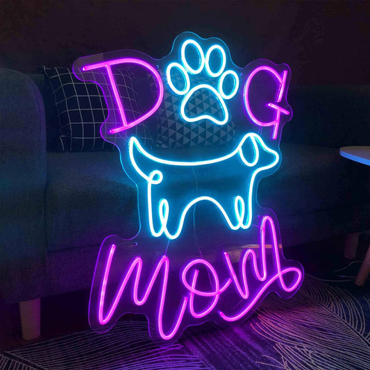 DOG MOM NEON SIGNS
