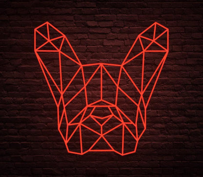 DOG HEAD NEON SIGNS FOR HOME