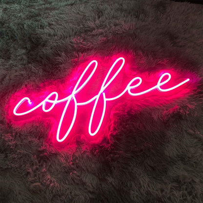 COFFEE NEON BUSINESS SIGNS LIGHTS