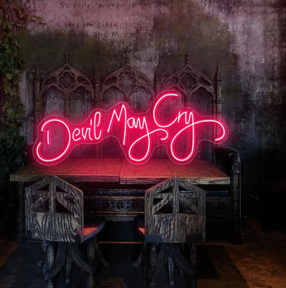 DEVIL MAY CRY NEON SIGN