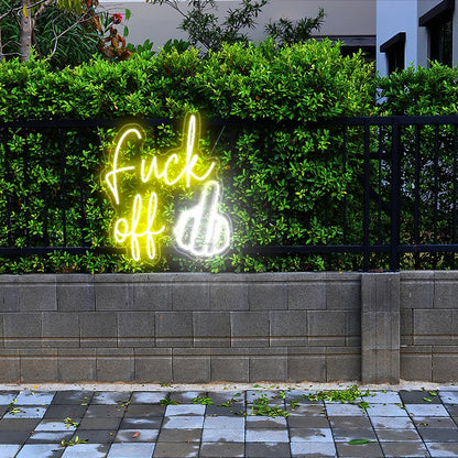 Fuck Off Neon Sign