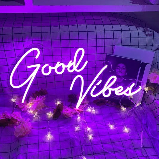 Good Vibes Neon Sign