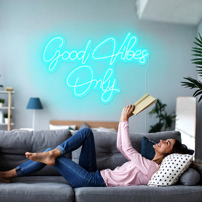 Good Vibes Only Neon Sign