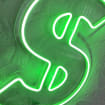 Dollar Neon Sign (16 * 11.5 inch)