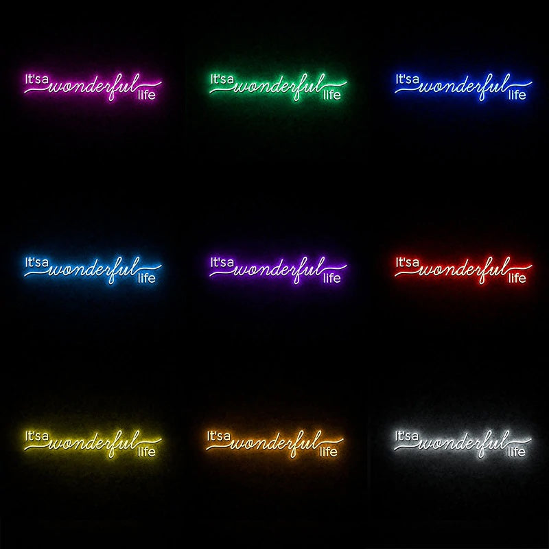 It's a Wonderful Life Neon Sign