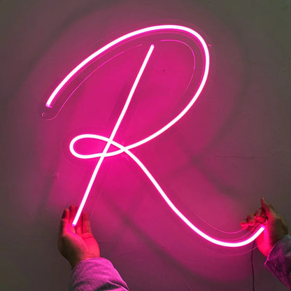 Letter R Neon Sign