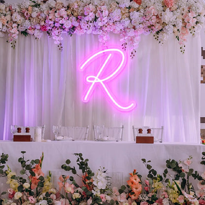 Letter R Neon Sign
