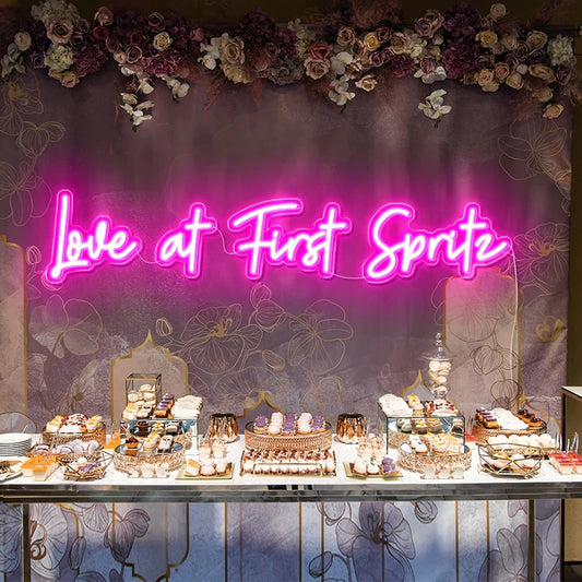 Love At First Spritz Neon Sign