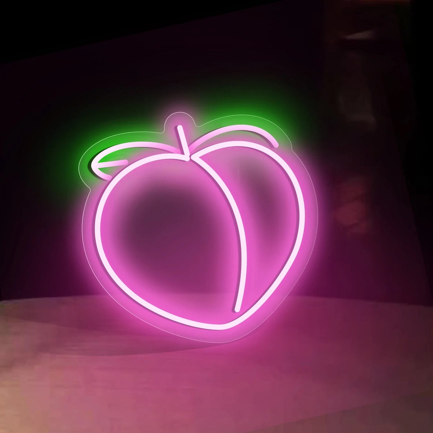 Peach Neon Sign (11.8 x 11.8 inch)
