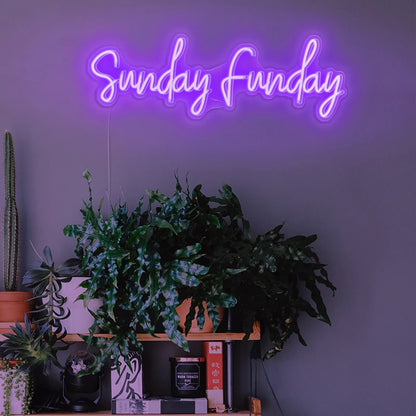 Sunday Funday Neon Sign