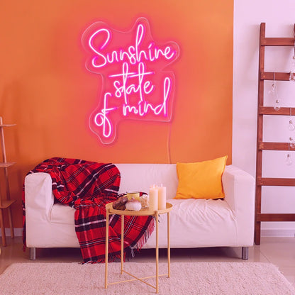 Sunshine State of Mind Neon Sign