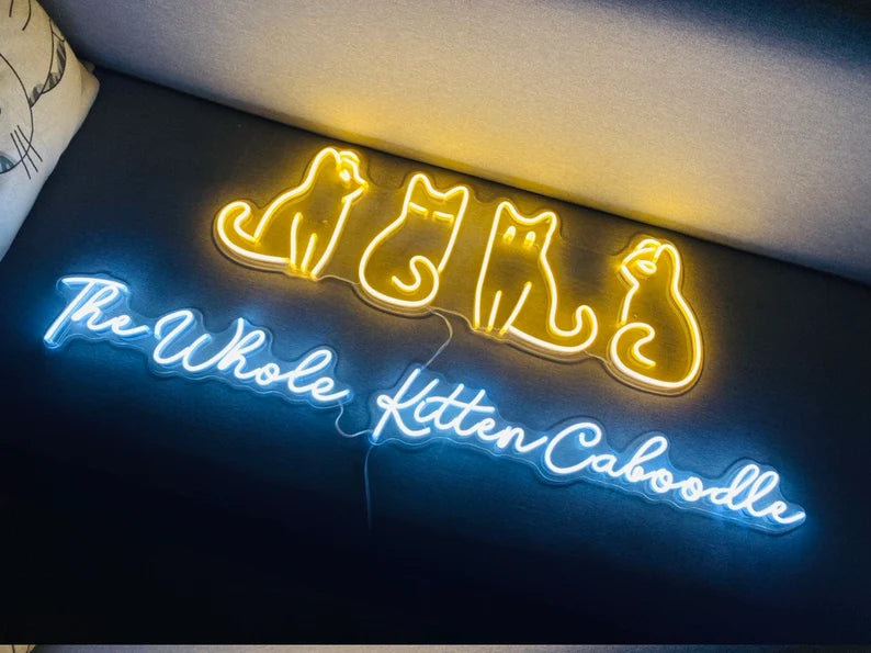 Cats Neon Sign(40*13inch)