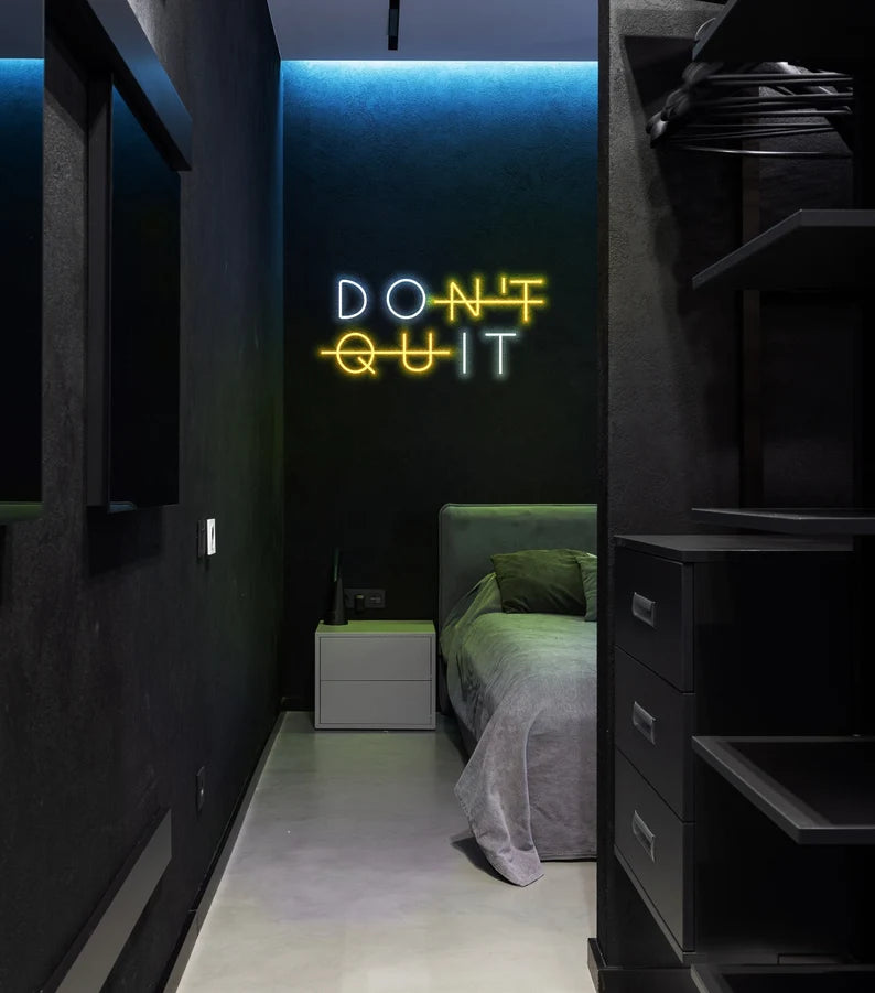 Don't Quit & Do it Neon Sign(20*10INCH)